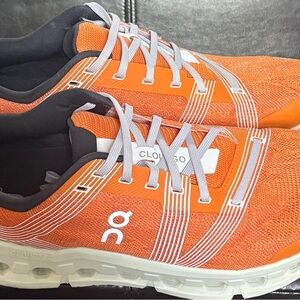 On Cloud Cloudtec Running Men's Orange and White Sneakers